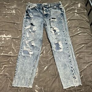 Kancan boyfriend distressed jeans